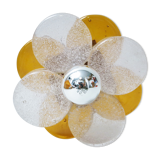 Wall light Fleur Albano Poli Poliarte 1970