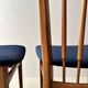 Vintage set of dining chairs with new upholstery, 60 dining.