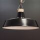 Black pendant lamp, Danish design, 1960s, production: Denmark