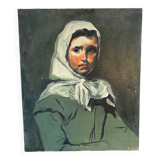 Portrait école française XXe siècle