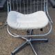 Vintage chrome armchair