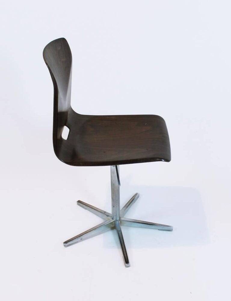 Midcentury Swiss Swivel Chair from Embru, 1960s