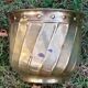 Paire de caches pots en laiton