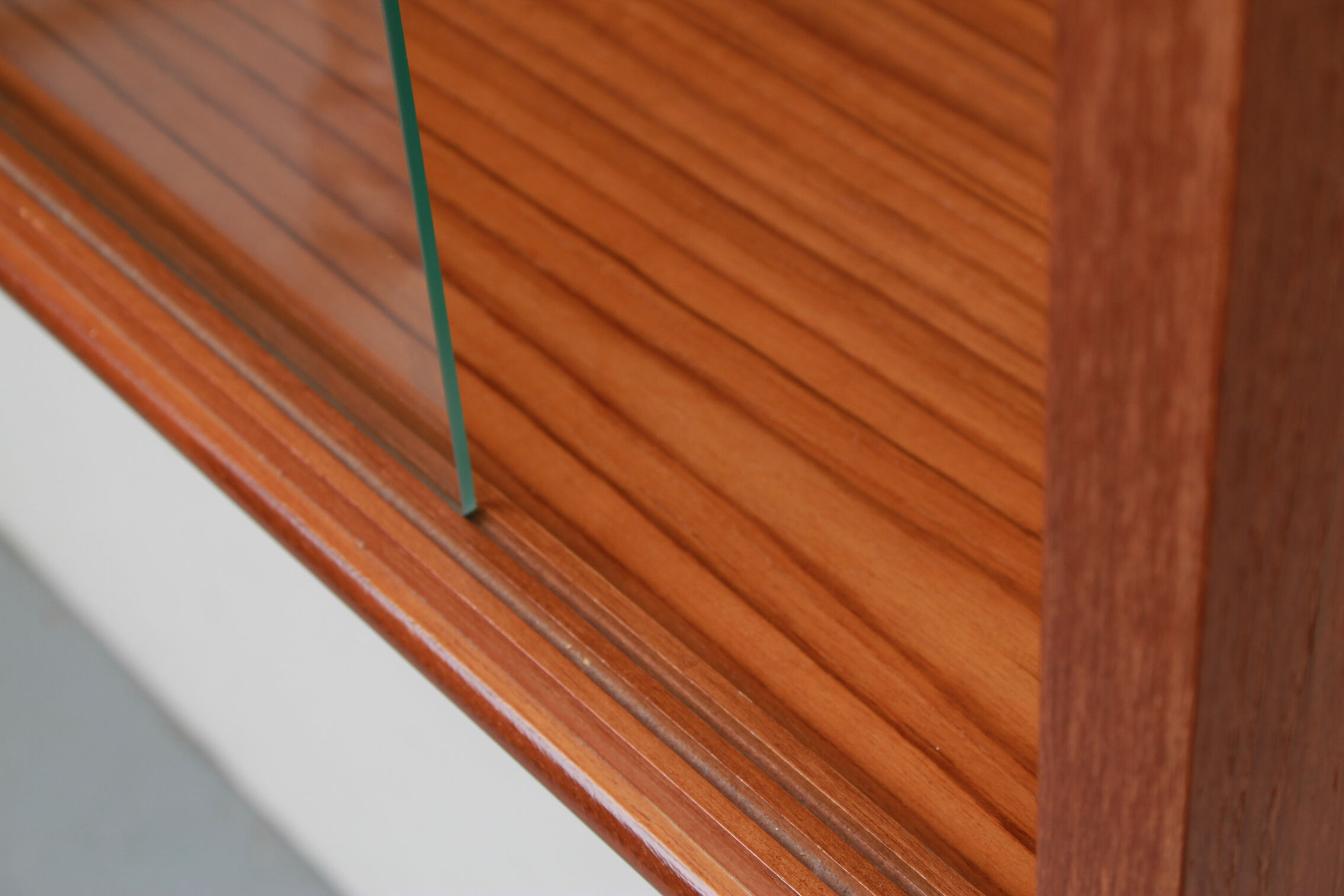 1960s showcase in teak