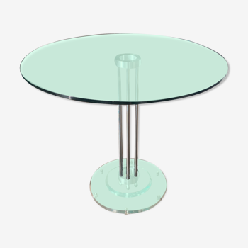 Glass table Roche Bobois 2009