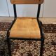 Vintage school chair.
