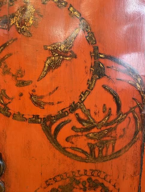 Antique Chinese buffet with 4 doors