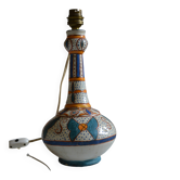Pied de lampe céramique ancienne Maroc Fez