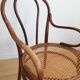 Fauteuil Thonet en bois courbé et cannage