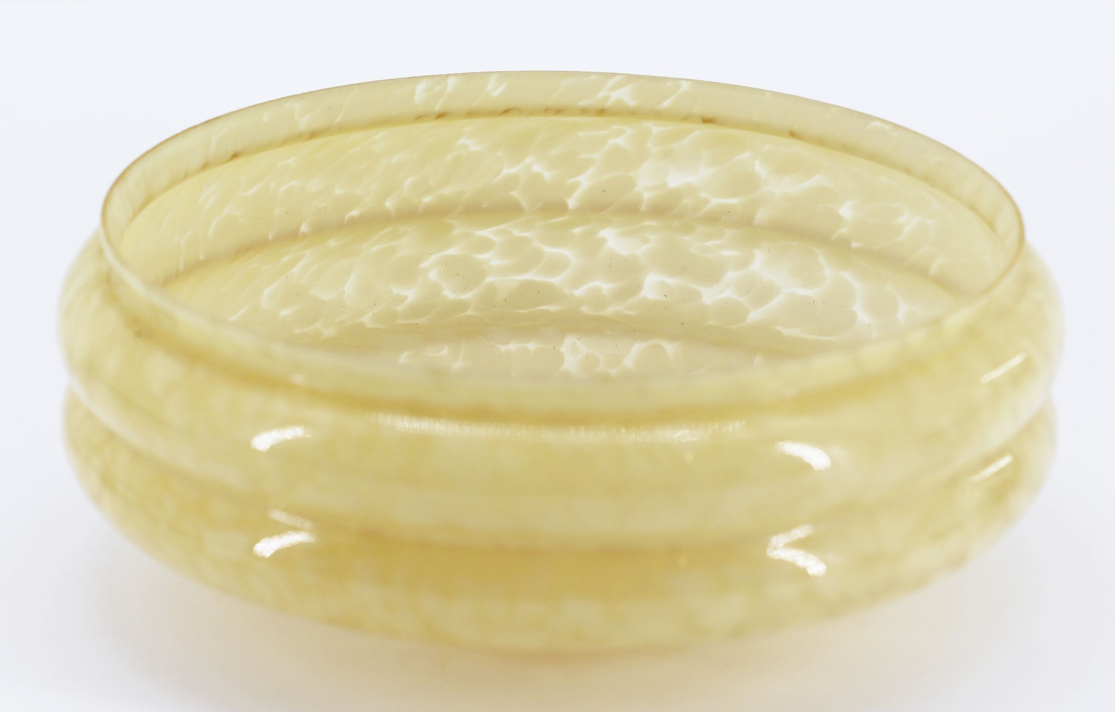 Vintage speckled glass globe