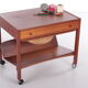 Danish Design Teak Wooden Side Table and Sewing Box,1960s