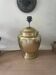 Vintage brass baluster lamp