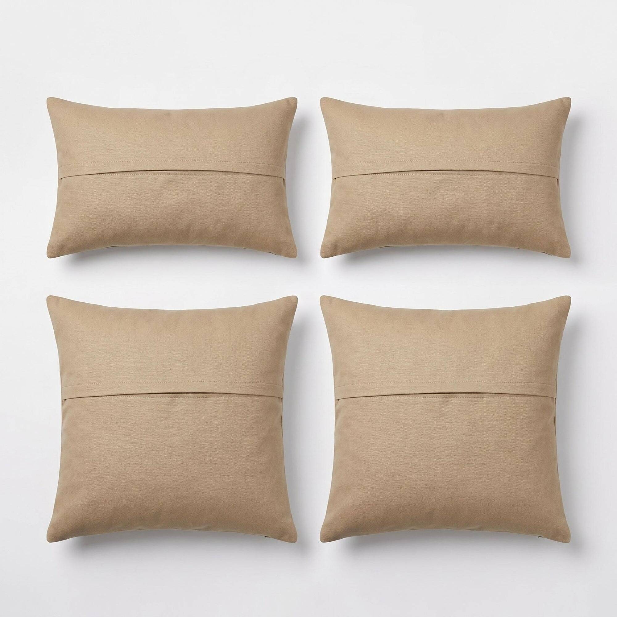 Set of 4 vintage kilim cushion covers 41x61 cm