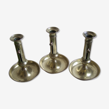 Set of candlesticks with push-buttons