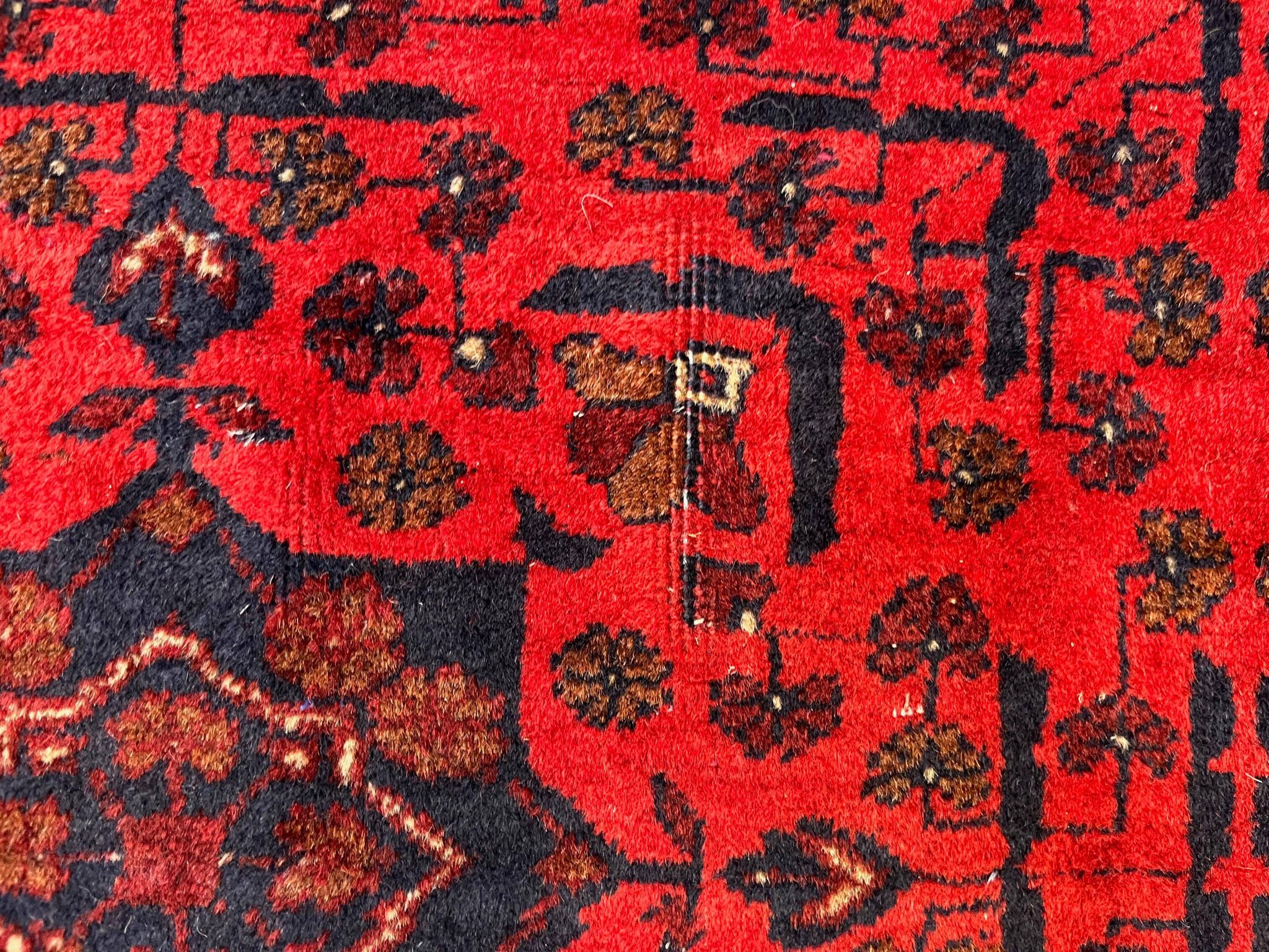 Afghan Khal Mohammadi Rug 300x195 cm, Vintage Turkoman Ersari Rug
