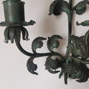 Wall lamp iron and sheet metal