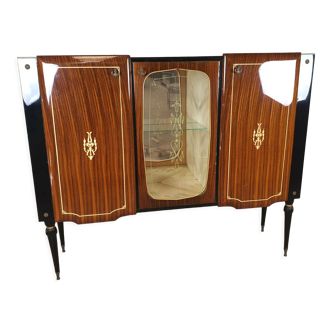 Italian mid century sideboard display cabinet