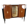 Italian mid century sideboard display cabinet