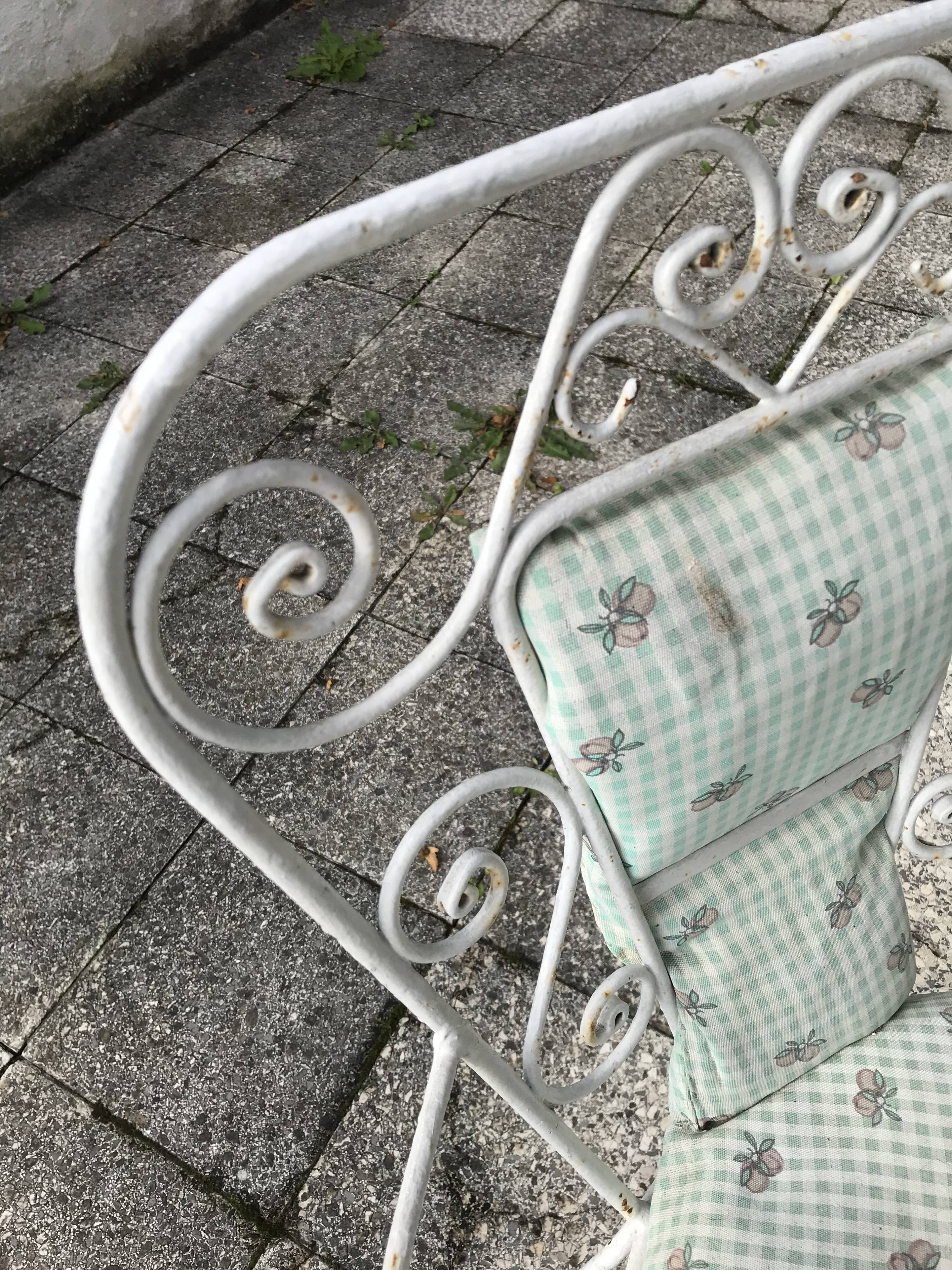 5 chaises de jardin, 1950