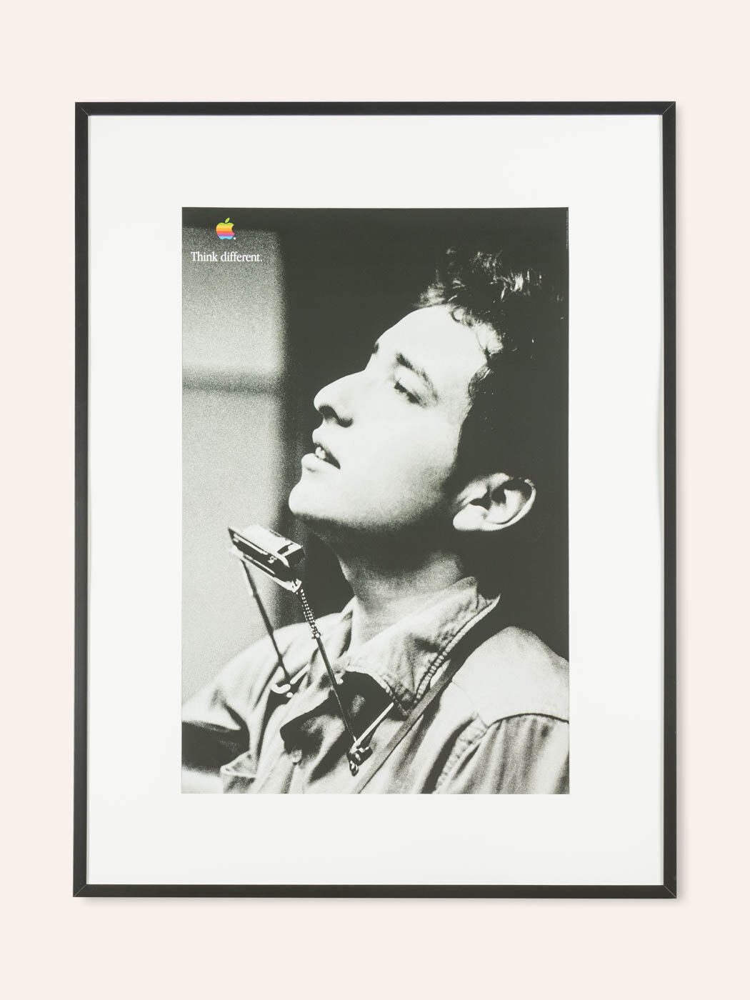 Think different – bob dylan, affiche publicitaire apple, 94 x 124 cm