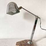 FARE Art Deco lamp in marble and chrome – 1930s