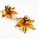 Pair of 1970's Italian gilt Florentine Wall Lights