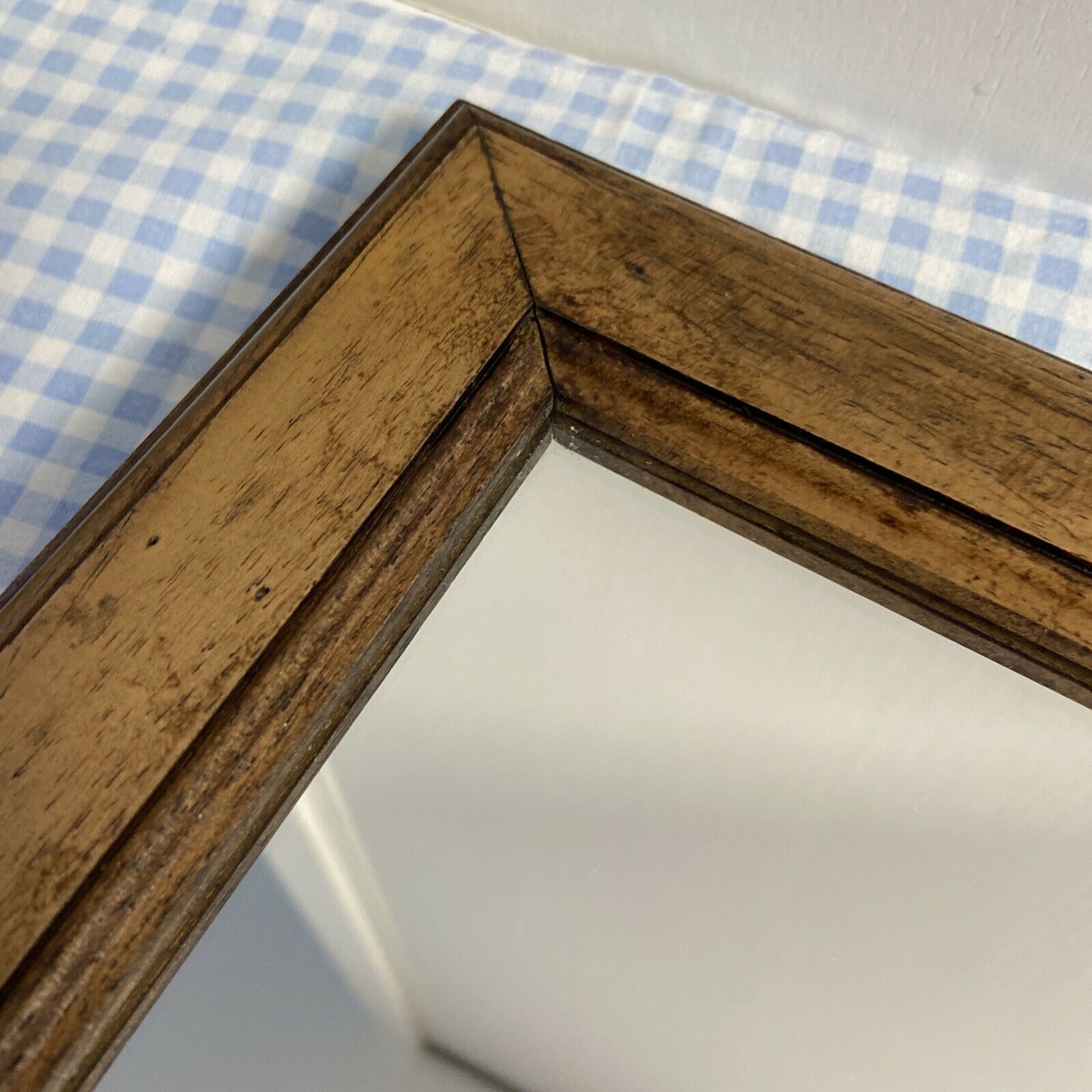 Mirror with wooden frame 45x36cm