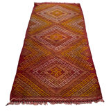 Vintage turkish kilim rug ,  96 x 47 cm