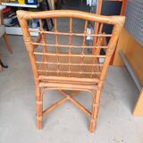 Vintage rattan armchair