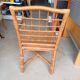 Vintage rattan armchair