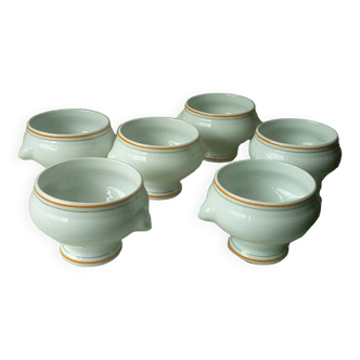 Tuileries porcelain ear bowls, bistro model