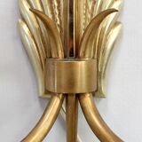 Paire d’appliques en bronze doré – 1950
