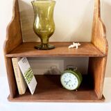 Old small solid wood shelf