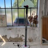 Memphis 80s pink and marble floor lamp