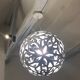 Chandelier - XXL openwork metal ball-shaped pendant light