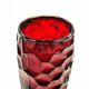 Okulus vase, transparent glass, Ząbkowice, Poland, 1970s