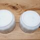 Pair of art deco lunch cups