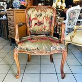 Fauteuil ancien "Feuilles d'automne"