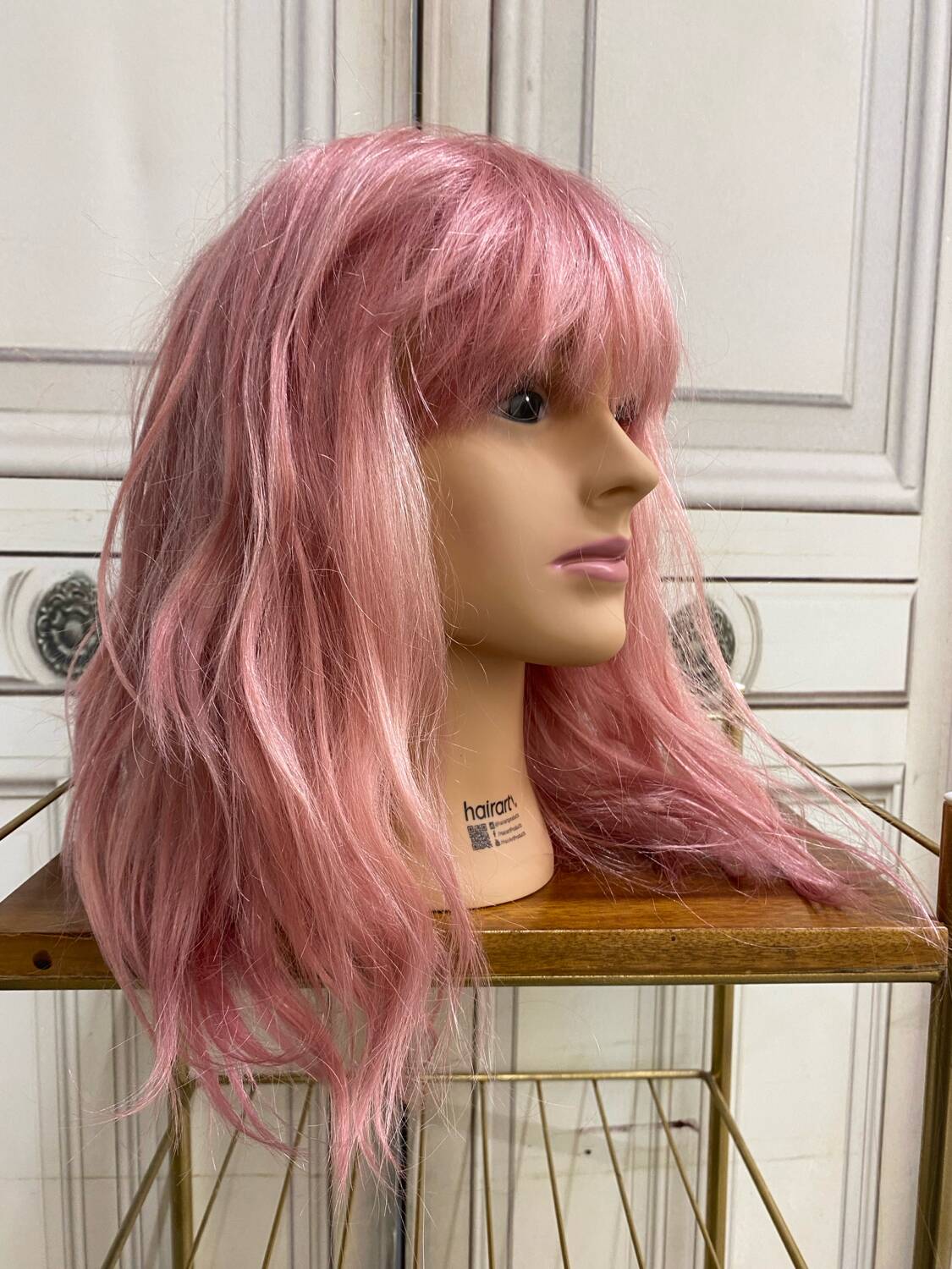 Vintage murano glass vase orange, white brown attributed to carlo moretti