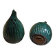 vintage ceramic salt and pepper shaker duo fig shape