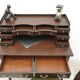 A desk with an English-style chair. After professional renovation.