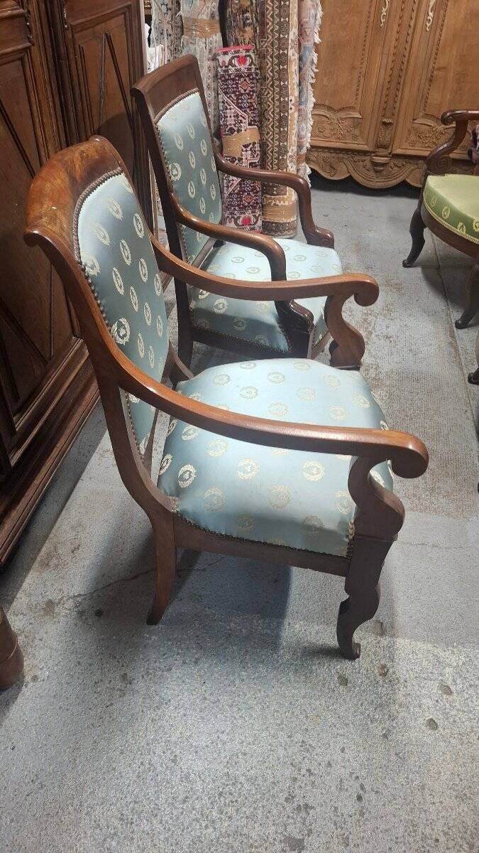 Restoration period armchairs