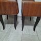 Pair of Mcm italian bedside units tables 1950s