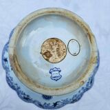 Coupe compotier Longwy Chinois XIXe salamandres