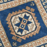 Medium Size Royal Blue Oushak Rug
