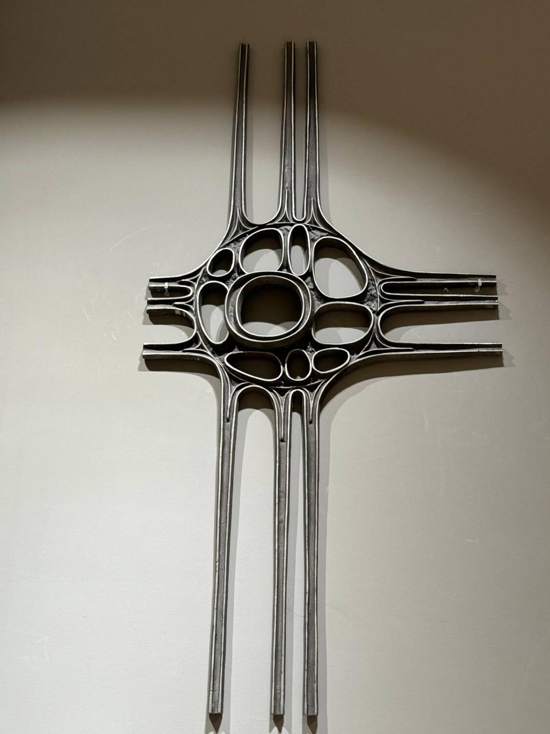 Brutalist wall sculpture from the 1970s