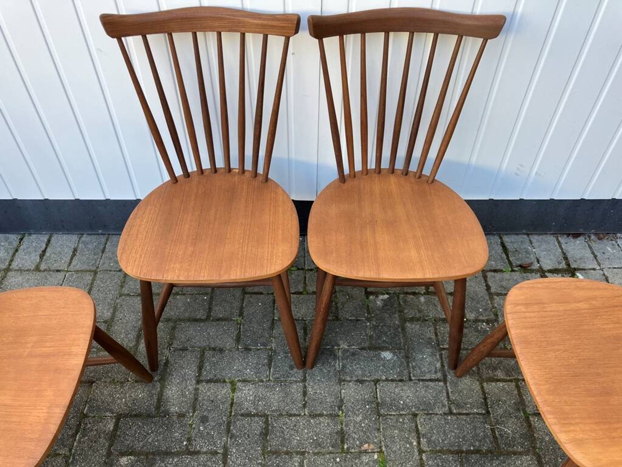 Set of 4 "SH41" Chairs by Yngve Ekström, NESTO Sweden 1960s