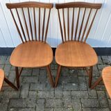Set of 4 "SH41" Chairs by Yngve Ekström, NESTO Sweden 1960s