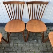 Set of 4 "SH41" Chairs by Yngve Ekström, NESTO Sweden 1960s