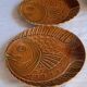 Set of 2 earthenware plates